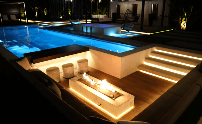 luxury of a private pool