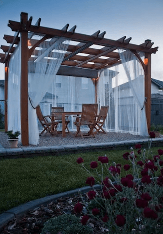 pergola designs with roof