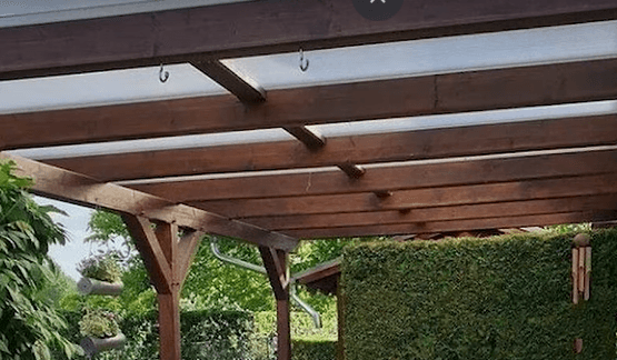 timber frame pergola